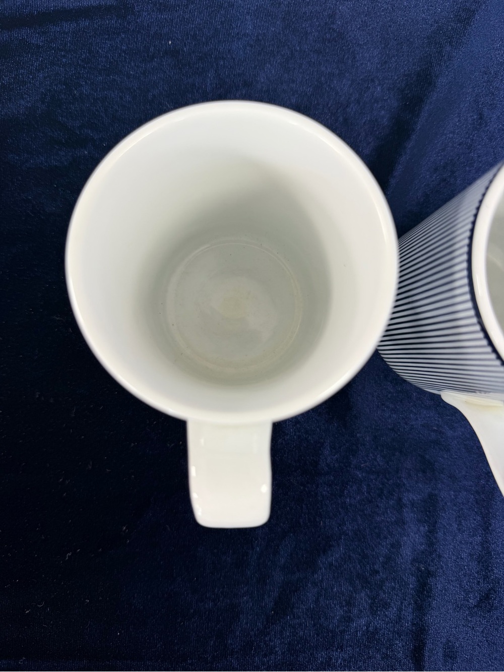 Vintage Dansk Bistro Ringsted Blue White Stripe MCM Coffee Mug Blue/White 10oz - Picture 3 of 8